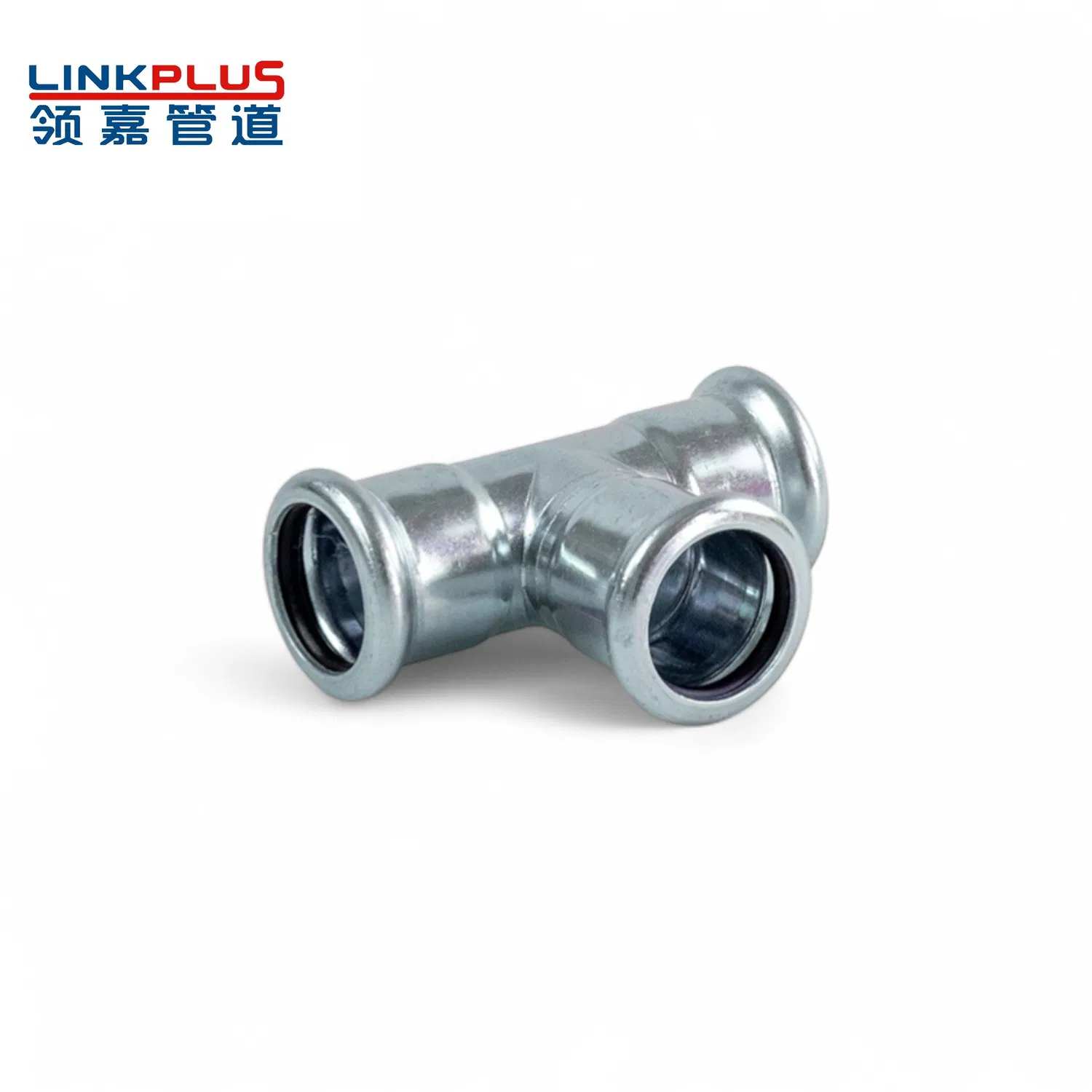 Premium Equal Tee Fitting for Galvanized Zinc Plumbing Systems