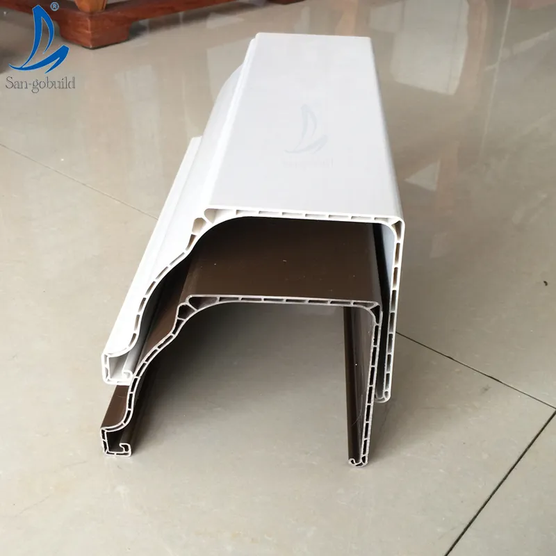 Africa Vinyl Rain Water Collectors PVC Rain Gutters and Down Pipes Wholesale for Roofing Water Drain