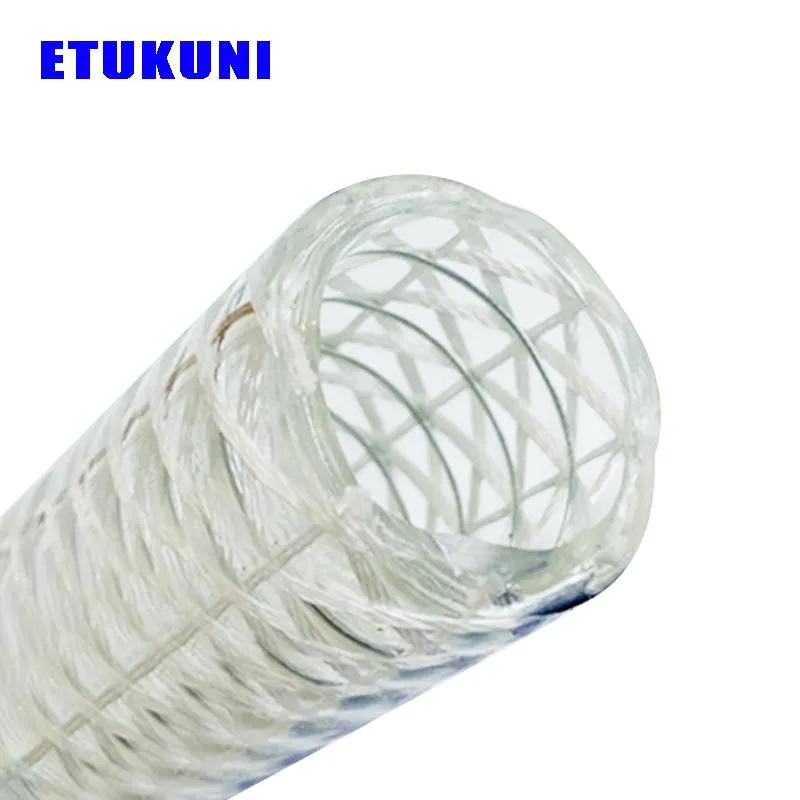Acid and Alkali-Resistant China Made Stainless Steel Wire Polyester Reinforced PVC Vacuum Hose Pipe for Industrial