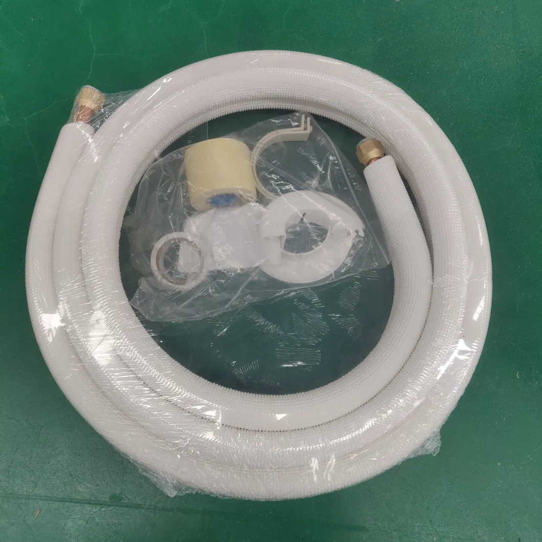 Fireproof Insulation Air Conditioner PVC Coated Copper Pipe Insulated Copper Tube