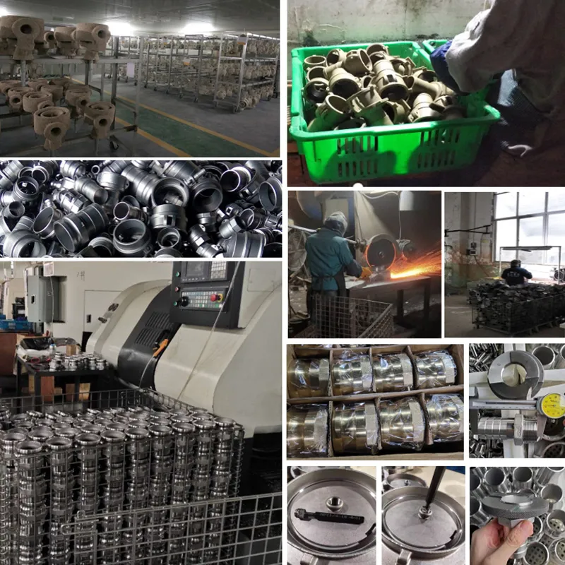 Type B Female Coupler Male Thread Stainless Steel Hose End Coupling Camlock Fitting