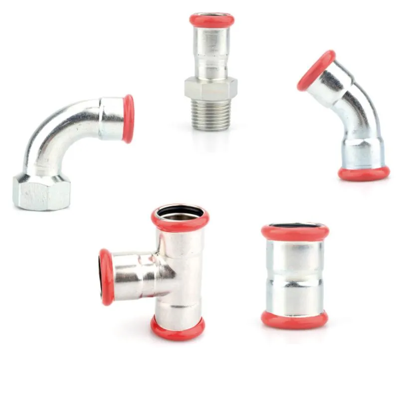 Stainless Steel/Carbon Steel/Copper/Brass M/V Press Fitting Plumbing Fitting