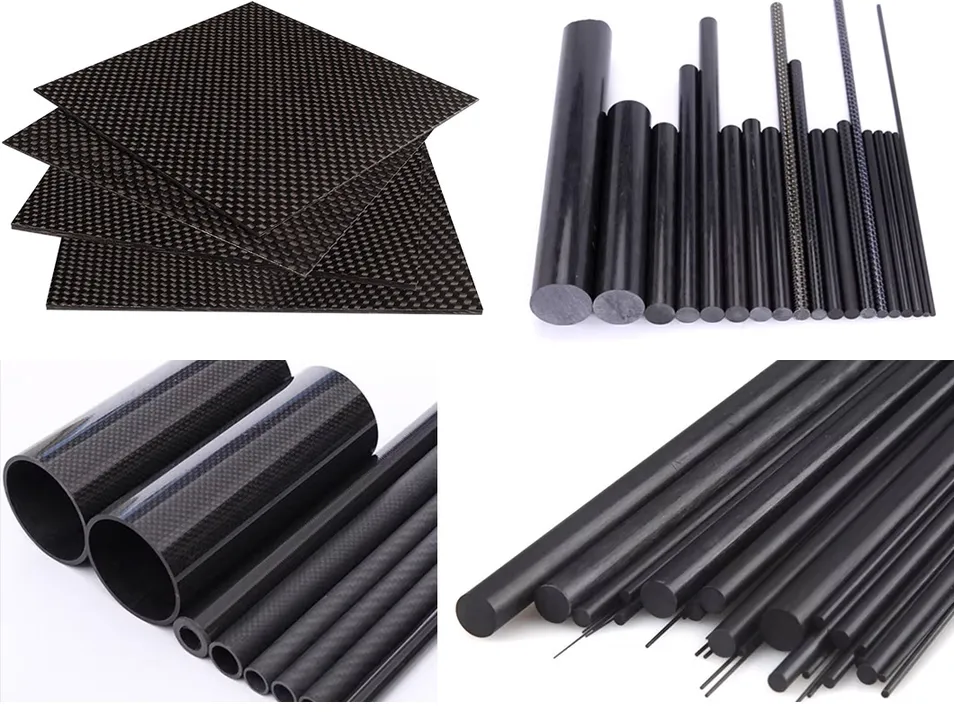 Carbon Fiber Composite Material Pipe Cfrp Tube Prosthetic Limb Support Unmanned Aerial Vehicle Arm Lightweight and High Strength Carbon Fiber Rod