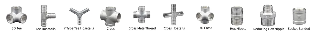 Premium Stainless Steel Equal Thread Fitting for Water Tanks