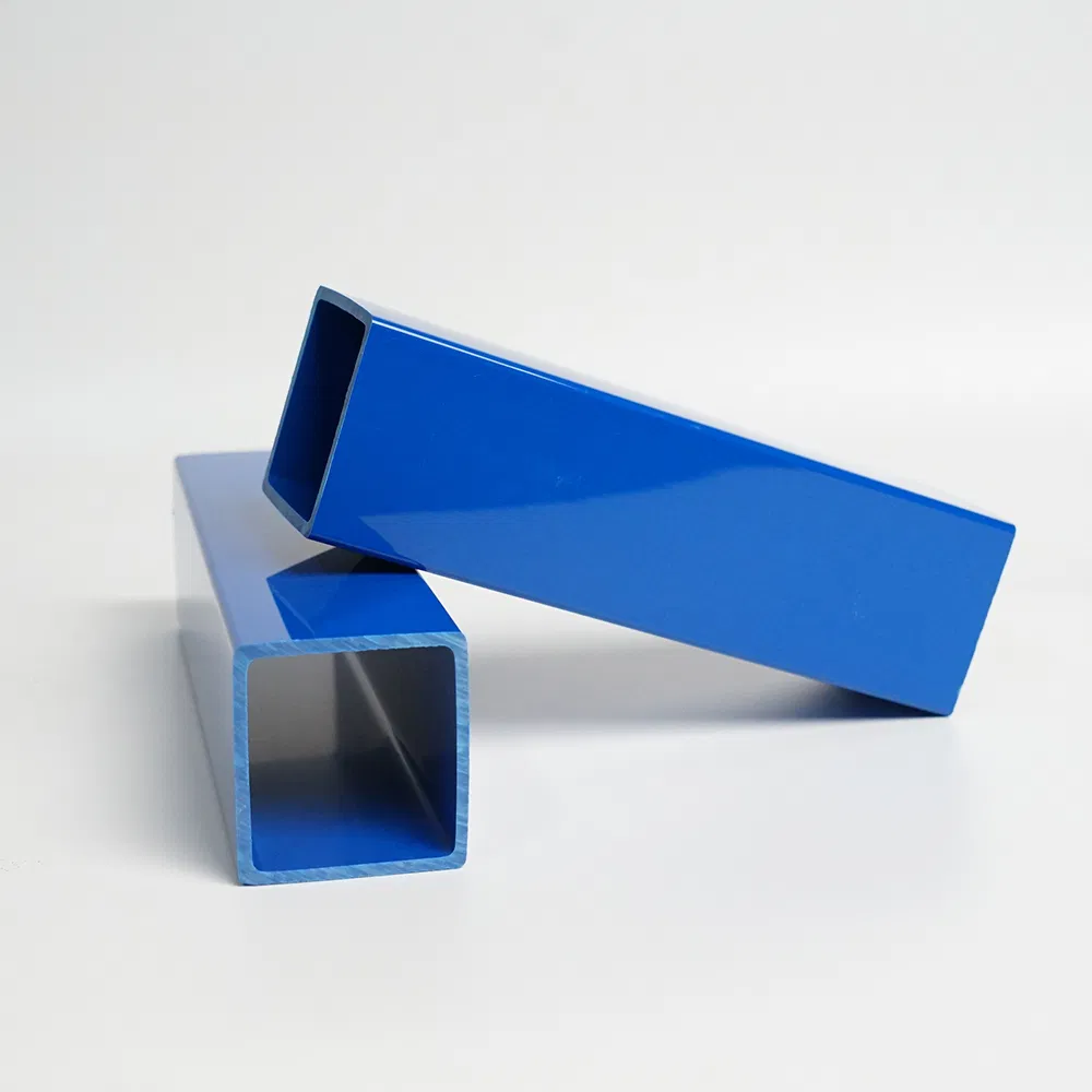 Customizable Triangular Rectangular and Square Hollow Shape Plastic PVC Pipe