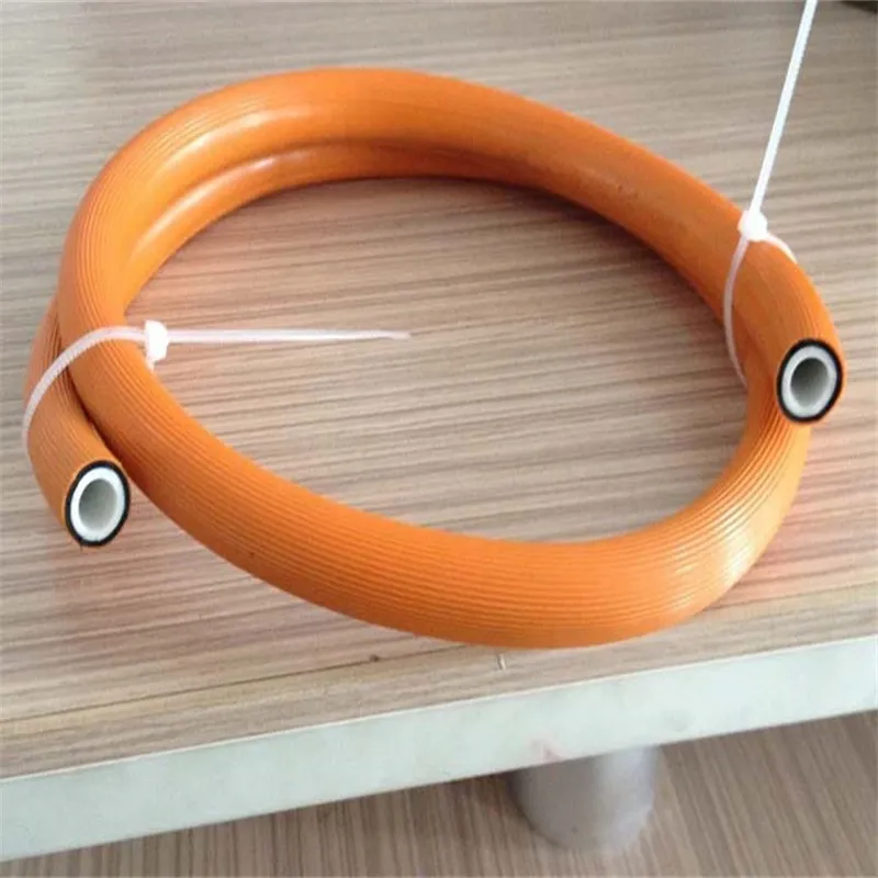5/16" 8mm Orange PVC LPG Gas Flexible Soft Pipe 50meters Roll