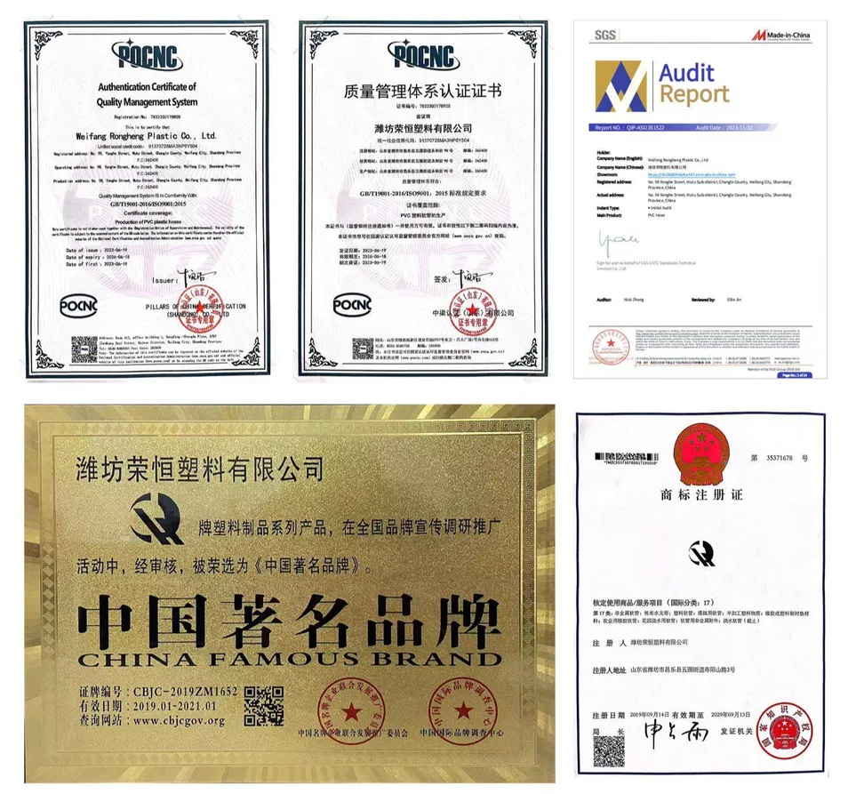 Flexible Transparent Double Wire Thickened PVC Fiber Reinforced Soft Water Pipe