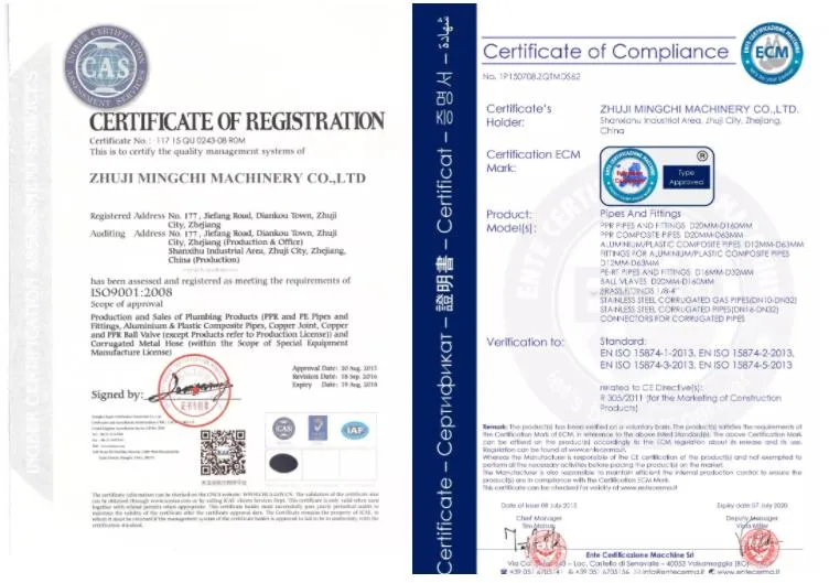 Zhuji PVC Plumbing Material 90 Degree PPR Female Male Elbow Tee in Pipe Fittings