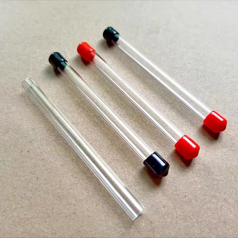 PC Transparent Custom Plastic Packing Pipe with PVC End Cover/Cap