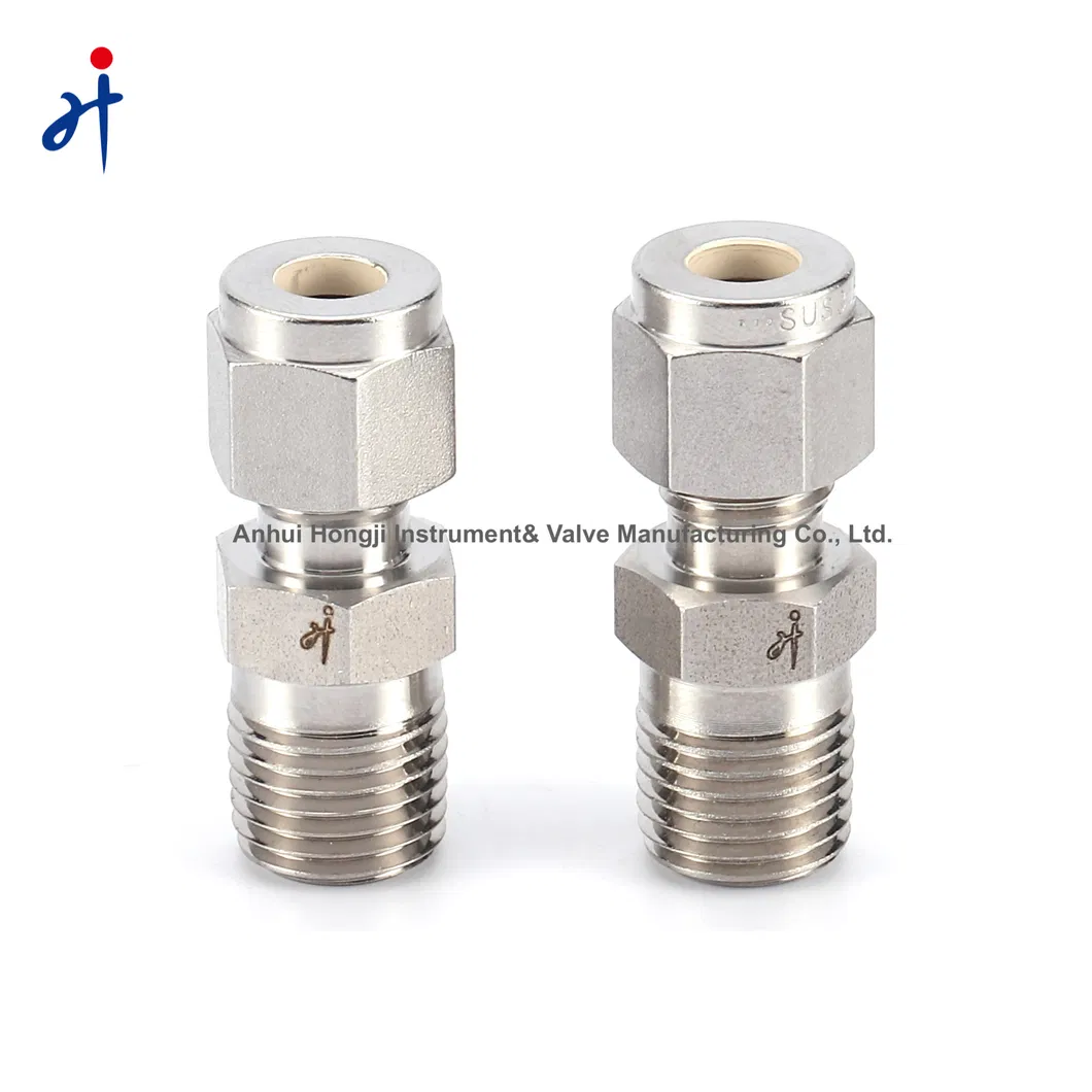 Swagelok Tye Tube Fitting Stainless Steel Compression Fittings 1/4 in. Od NPT Tube Male Connector