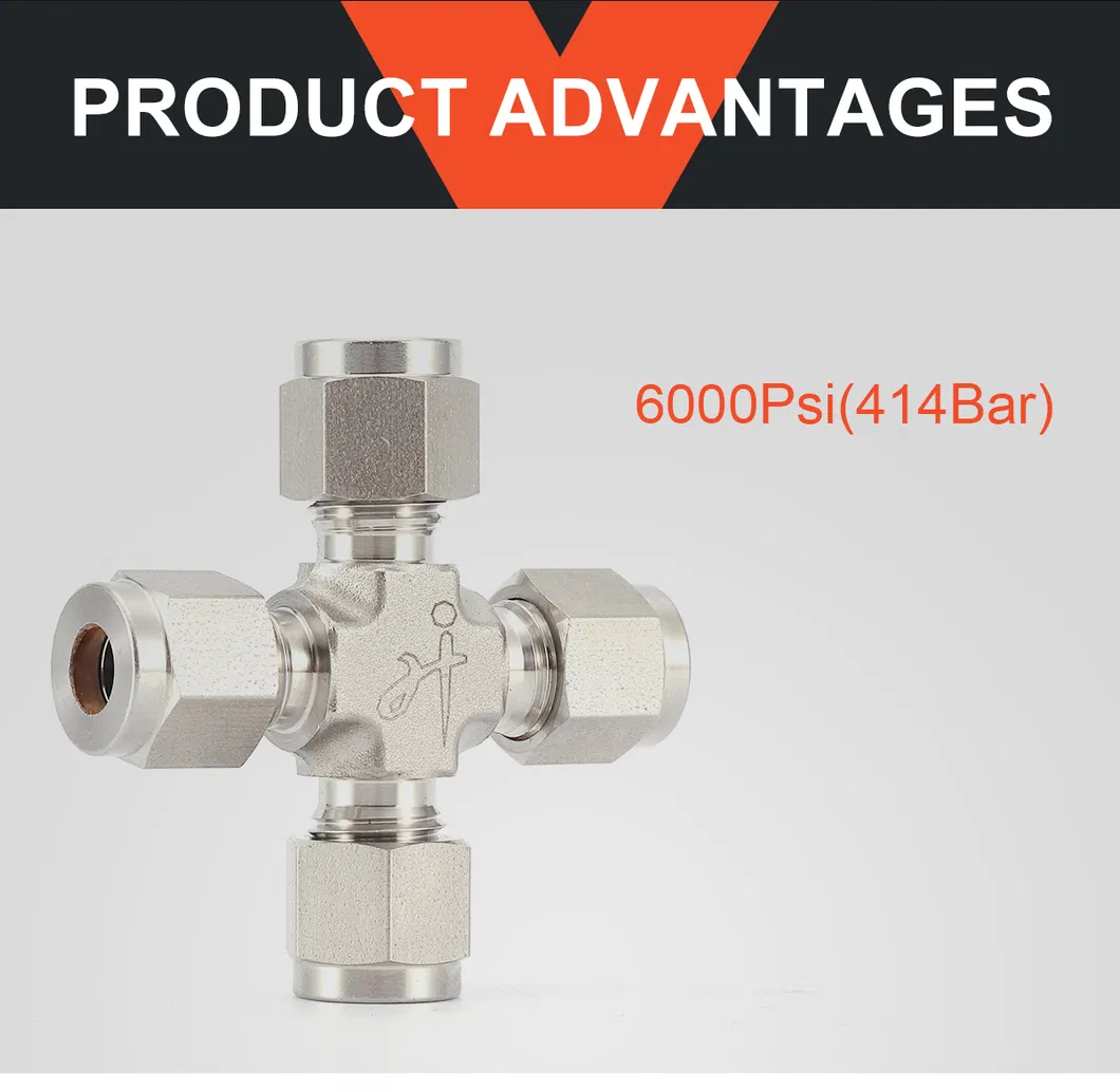 Swagelok Tye Tube Fitting Stainless Steel Compression Fittings 1/4 in. Od NPT Tube Male Connector