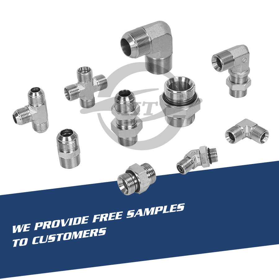 CNC Produce Bsp Male Hydraulic Straight Fittings 1b