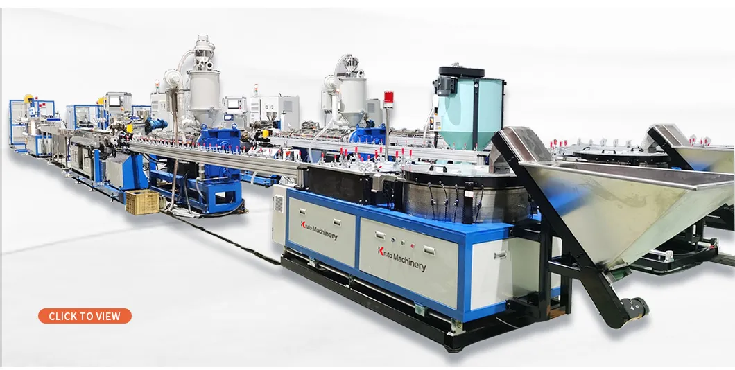 Inlaid Strips Drip Irrigation Pipe Exstrusion Line/PVC HDPE PPR Corrugated Jacket Pipe Hose Tube Plastic Machinery