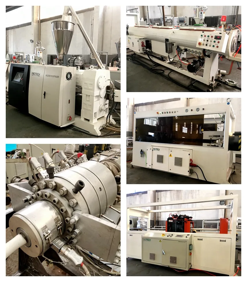 High-Performance Compact PVC Pipe Extrusion Machine for Electrical Applications