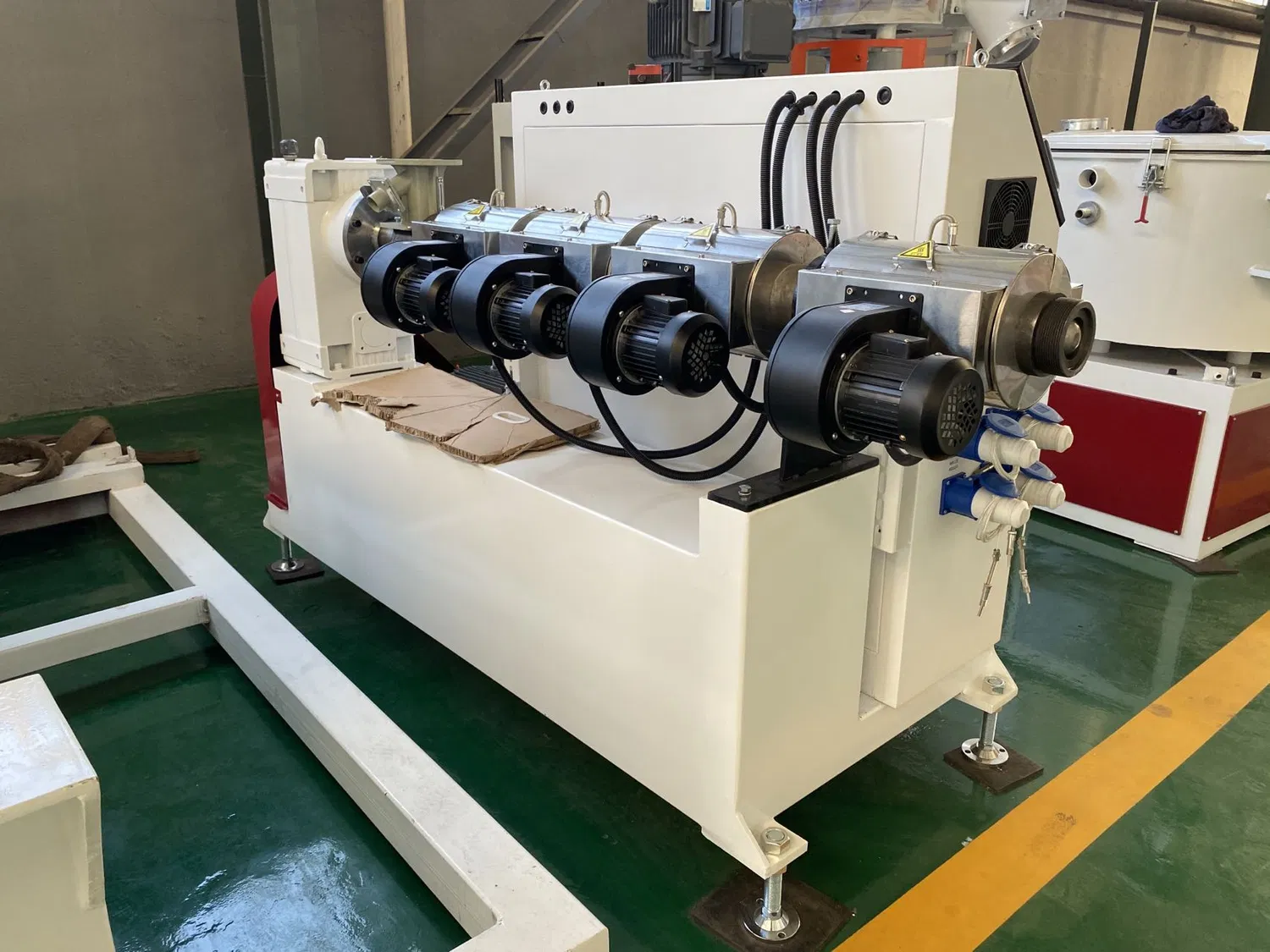 High Efficiency Sj-60/33 Beierman Single-Screw Extruder for HDPE PPR Pipe