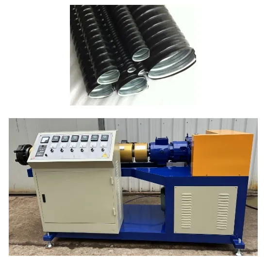 Factory Supply PVC Plastic Coated Metal Pipe Bellows Production Line Stainless Steel Coated Pipe
