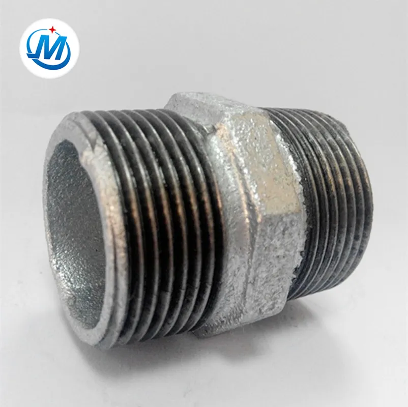 Black Iron Hexagon Nipples Gi Pipe Fitting
