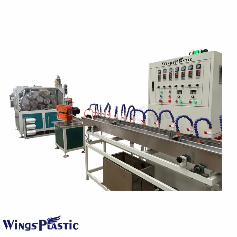 PVC Garden Hose Making Machine PVC Fiber Reinforced Soft Hose Pipe Production