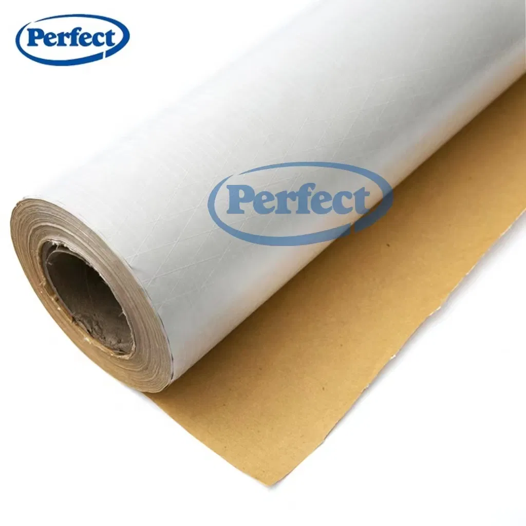 PP PVC White Film Polypropylene White Kraft Paper Backing Pipe Insulation