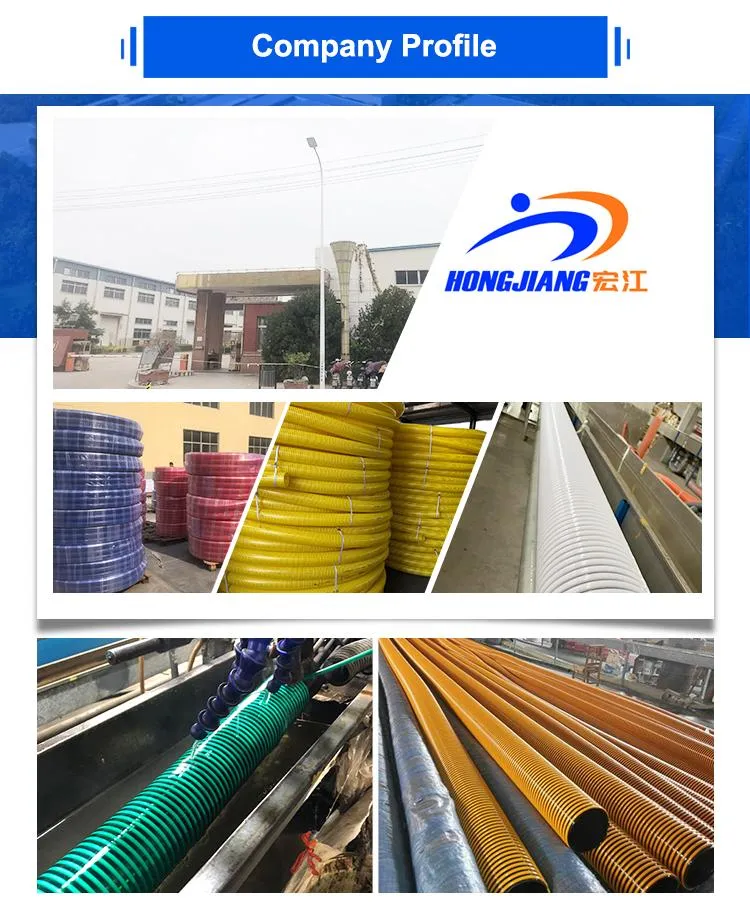 PVC Spiral Single Wall Corrugated Pipe