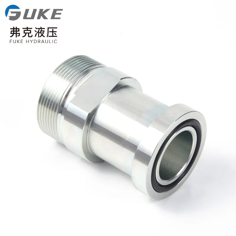 Metric Male Hydraulic Tube Adapter Bite Type Flange Fitting