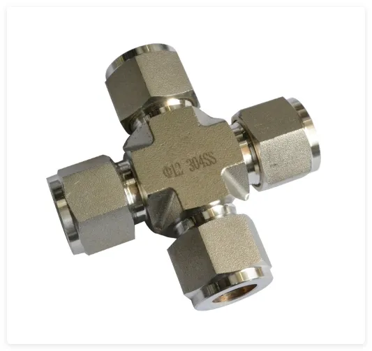 Swagelok Type Compression Tube Sleeve Stainless Ferrule Fitting Tee Tube Couplings Connectors Wholesale, Jic Male Hydraulic Ss High-Pressure Hose Fittings