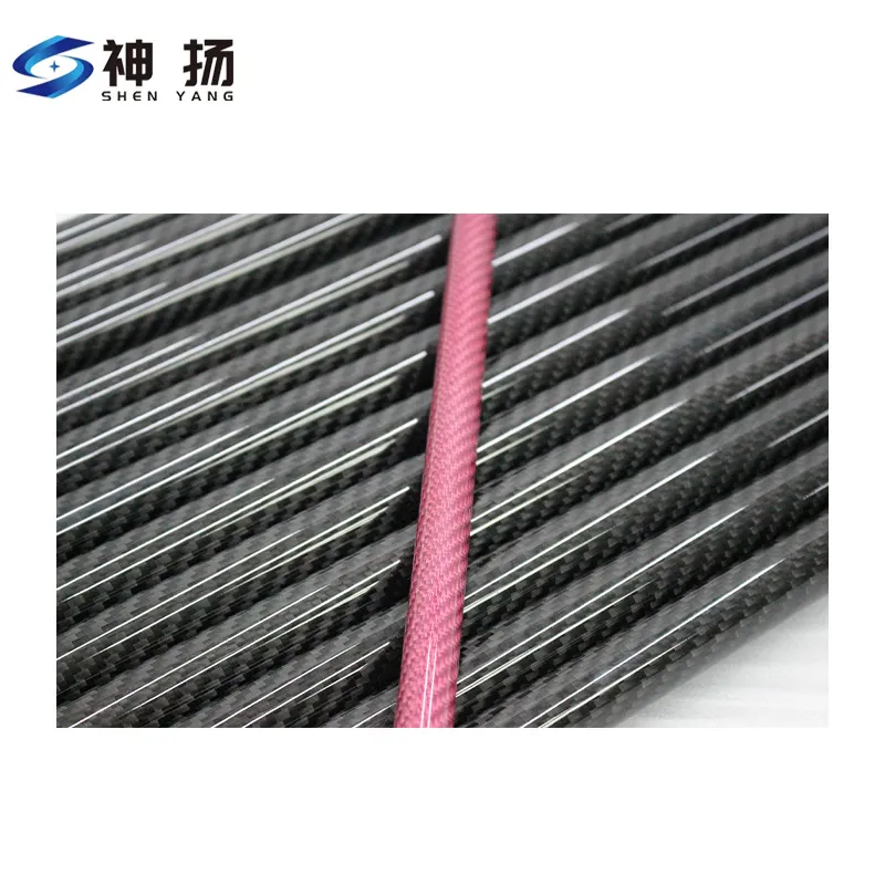 Od 8mm, ID 6mm, Length 1000mm, 3K Plain (Twill) Carbon Fiber Tube Pipe