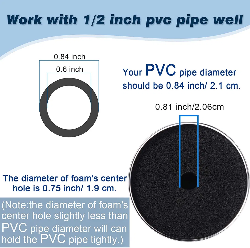 Cup Turner Foam Tumbler Inserts for 1/2 Inch PVC Pipe Tumbler Inserts Accessories Fit 10 Oz to 40 Oz All Tumblers