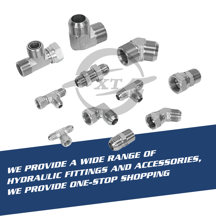 CNC Produce Bsp Male Hydraulic Straight Fittings 1b