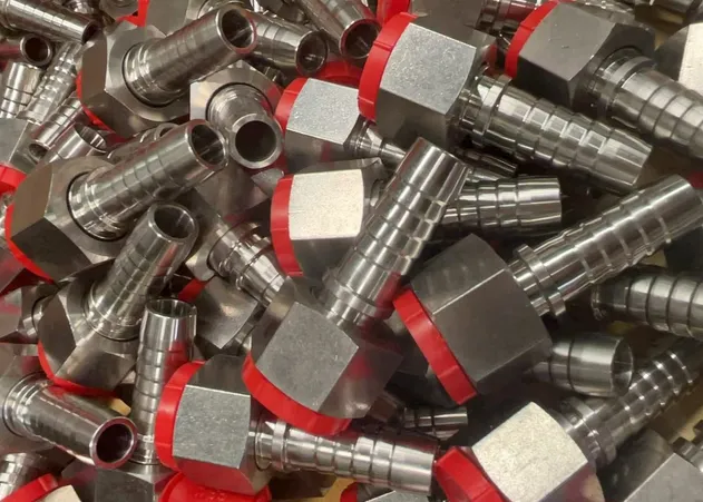 Hydraulic Braided Hose Tube Assembly Fitting Reusable Stainless Steel Swaged Adapter NPT Jic SAE Bsp Metric Orfs Orb DIN JIS