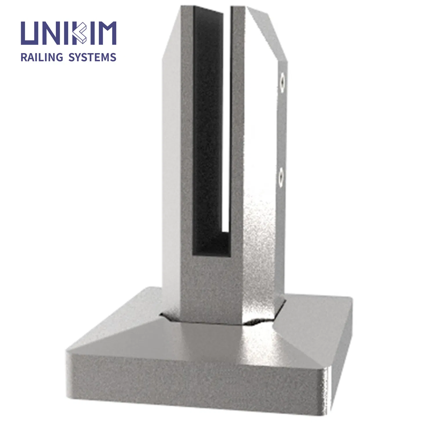 European Style Outdoor Stainless Steel Railing Post Glass Clamp Fittings