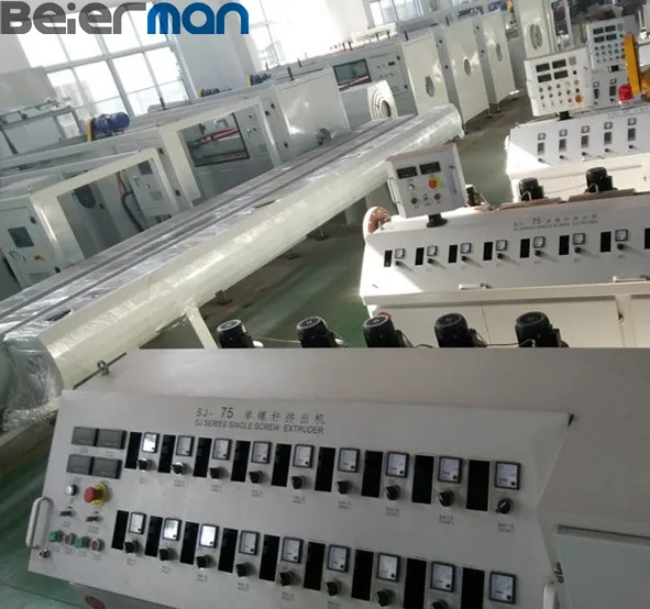 High Efficiency Sj-60/33 Beierman Single-Screw Extruder for HDPE PPR Pipe