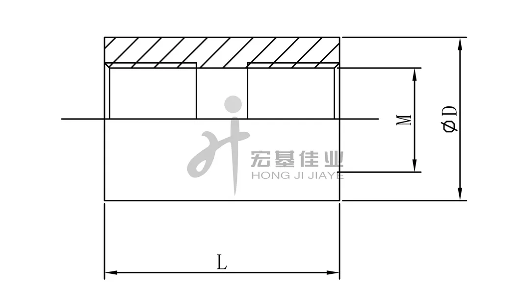 Stainless Steel Double End Female Thread Cylindrical Straight Pipe Fitting