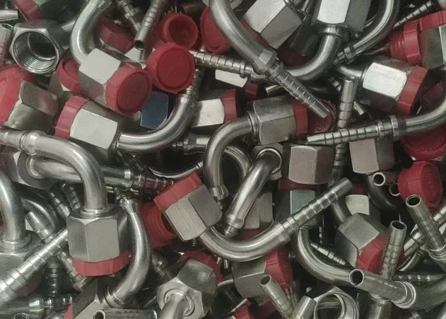 Stainless Steel Adapter Metric Hydraulic Rubber Hose Tube Assembly Fitting NPT Jic SAE Bsp Metric Orfs