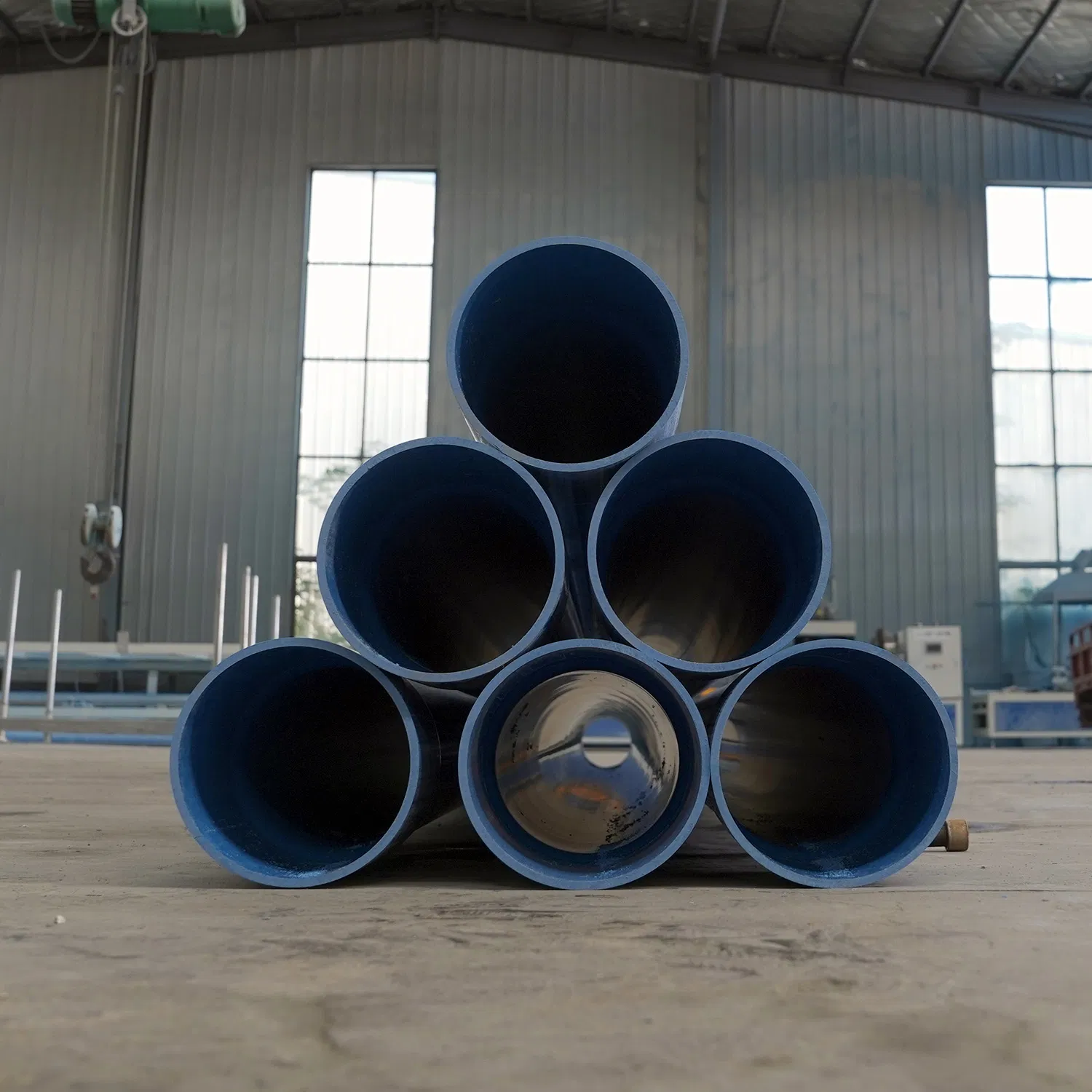 China OEM 4 Inch Pipe 110mm 114.3 mm PVC Pipe Plastic Water Well Borehole Drilling Tube