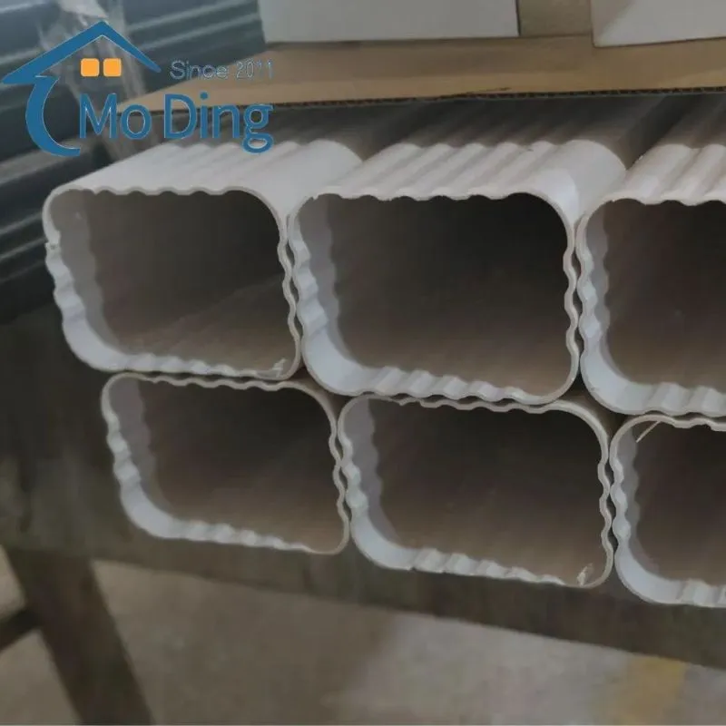 Mo Ding Premium PVC Gutter System Rainwater Pipe Vinyl Roof Drainage Tubes