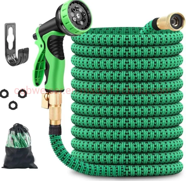 Expandable Garden Hose Pipe 100FT Strong Double Latex Inner Tube