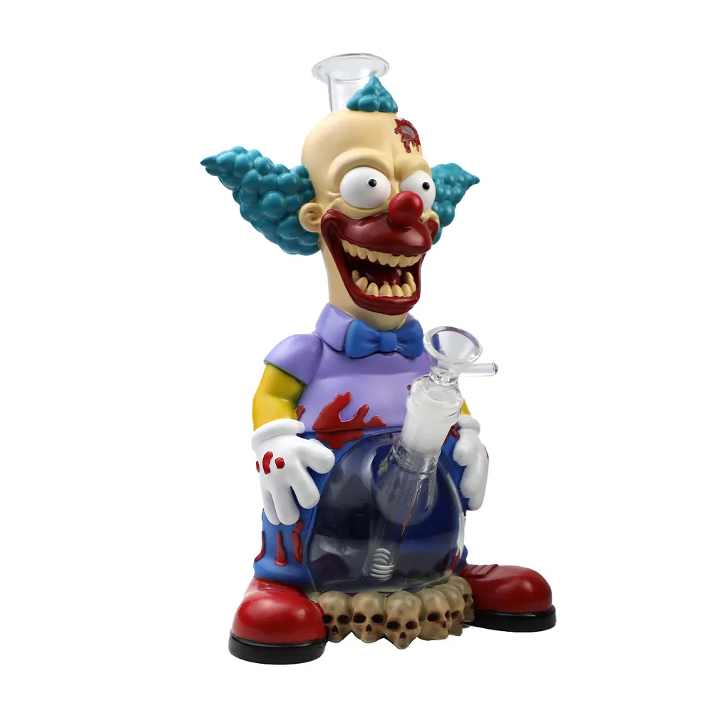 Cartoon Clown & Yellow Octopus Hookah PVC Smoking Water Pipe Cartoon Clown & Yellow Octopus Hookah PVC Smoking Water Pipe