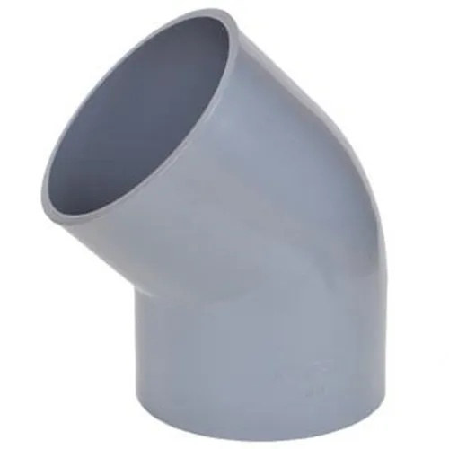 High Quality Plastic Pipe Fitting PVC 45 Degree Elbow and Fittings PVC 45 Deg Elbow Pipe Fitting UPV