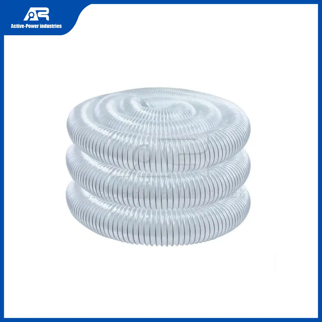 Active-Power Industries PVC Tube Factory Steel Wire Reinforced Hose China Spiral Steel Wire Reinforc
