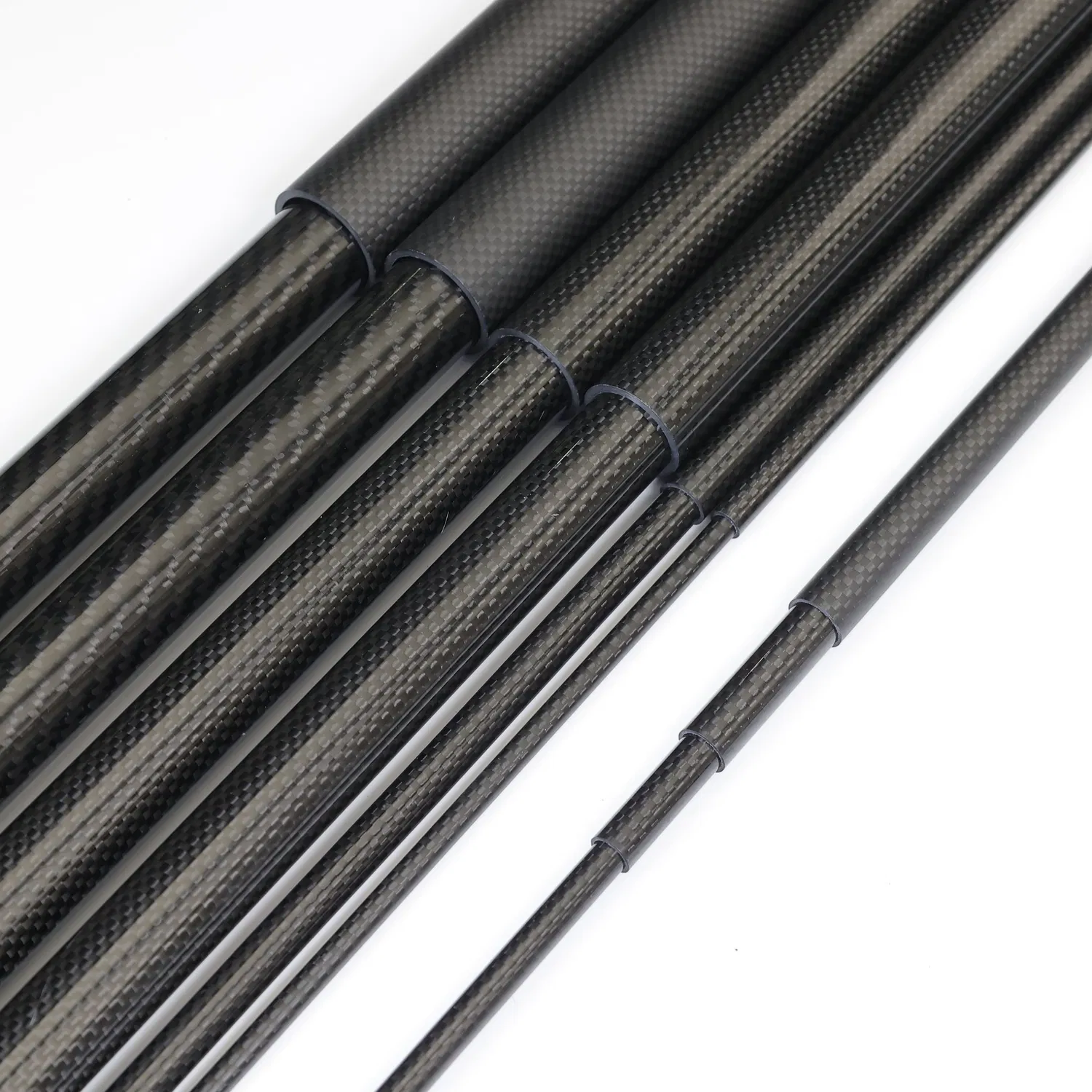Carbon Fiber Telescopic Cleaning 3K Carbon Fiber Tube Multipurpose Twist Lock Carbon Telescopic Tube