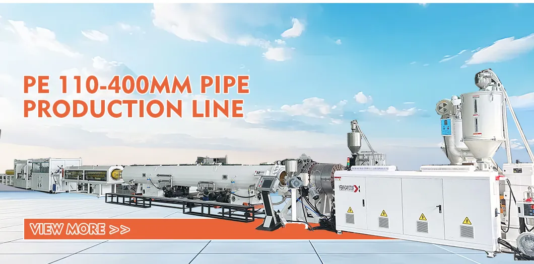 PE HDPE Pipe Extrusion Machinery PVC PPR Corrugated Pipe Machine