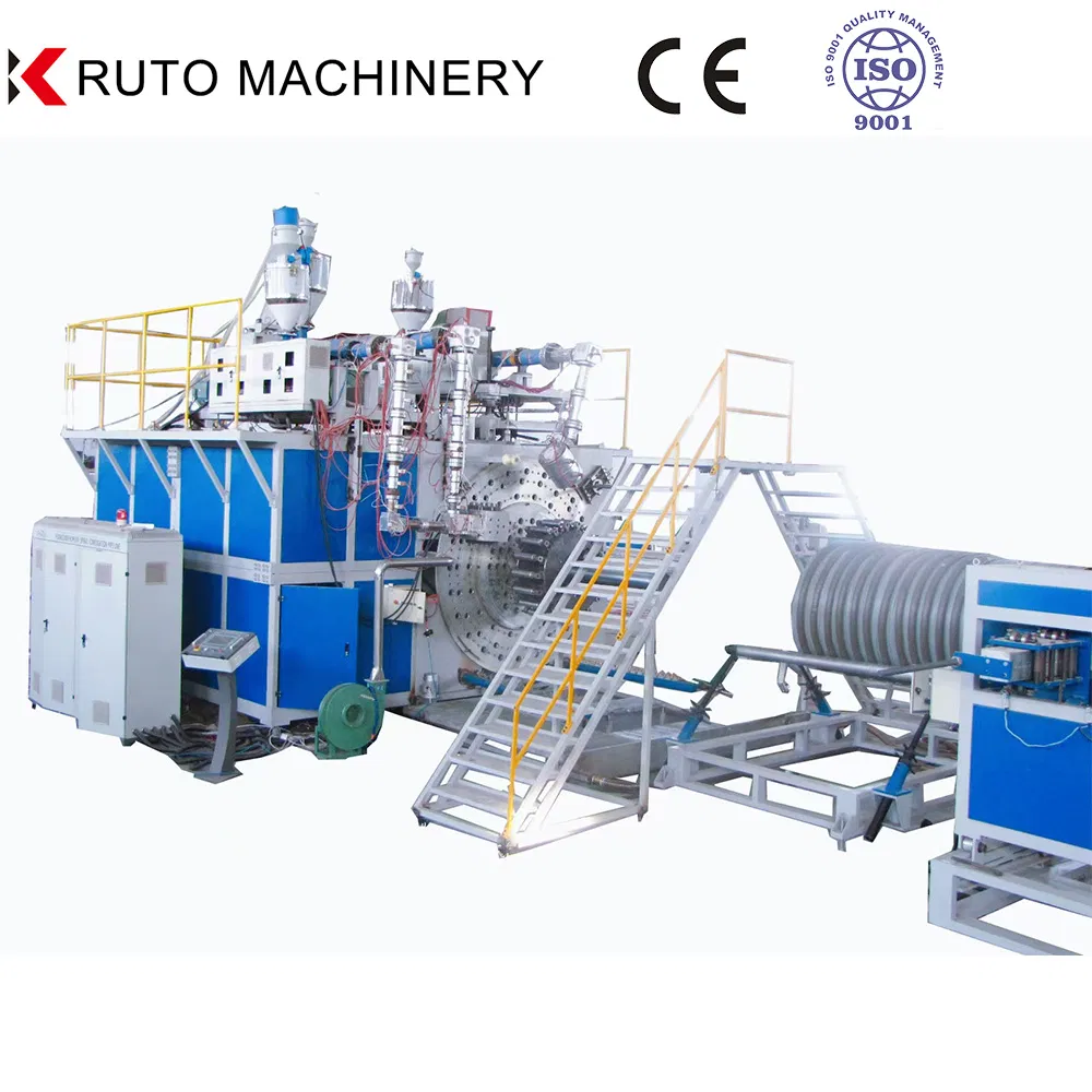 Single/Double Wall Corrugated Pipe Extruder Machine HDPE PE PVC UPVC PPR Pipe Extrusion Line
