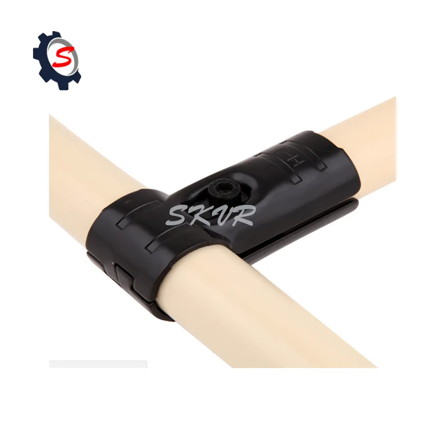 Ivory PE Lean Tube ABS ESD Coated Steel Lean Pipe for Worktable