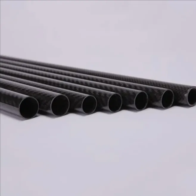 Forged T700 Carbon Fiber Tube with Glossy Finish for Automotive Projects