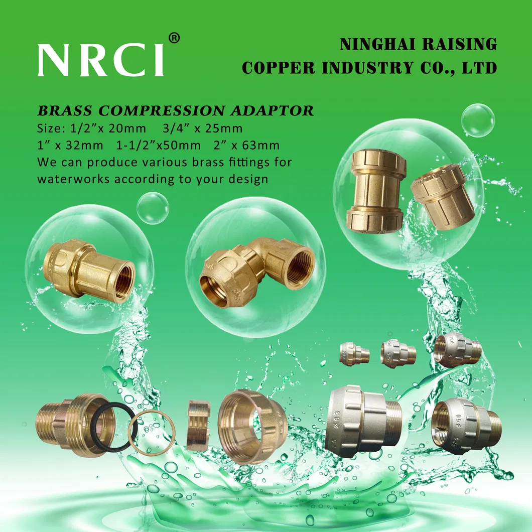 Brass Forged Fittings with Barb for Water Pipe