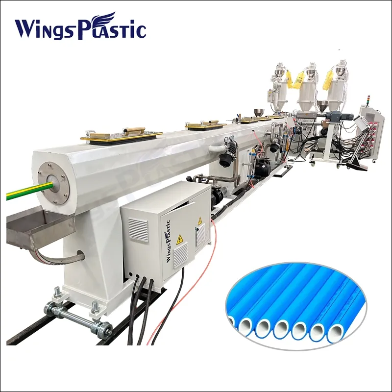 Plastic Pipe Extrusion Line Price HDPE PP PVC Nylon Pipe Hose Tube Making Machinery Factory