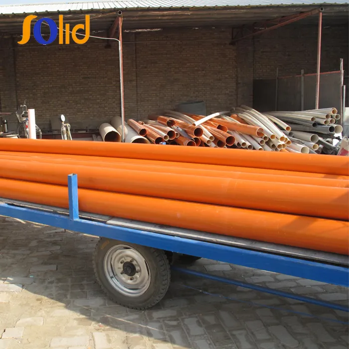 Coloured Orange PVC Pipe 300mm China