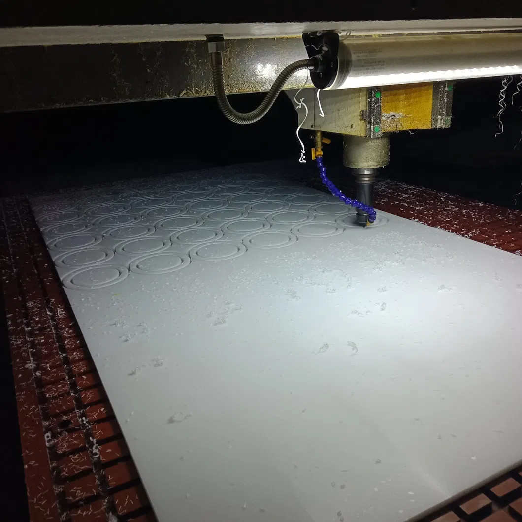 Custom CNC Plastic Nylon PTFE Tube Turing Milling Part Machining Parts POM Tubes UHMW PE Pipes