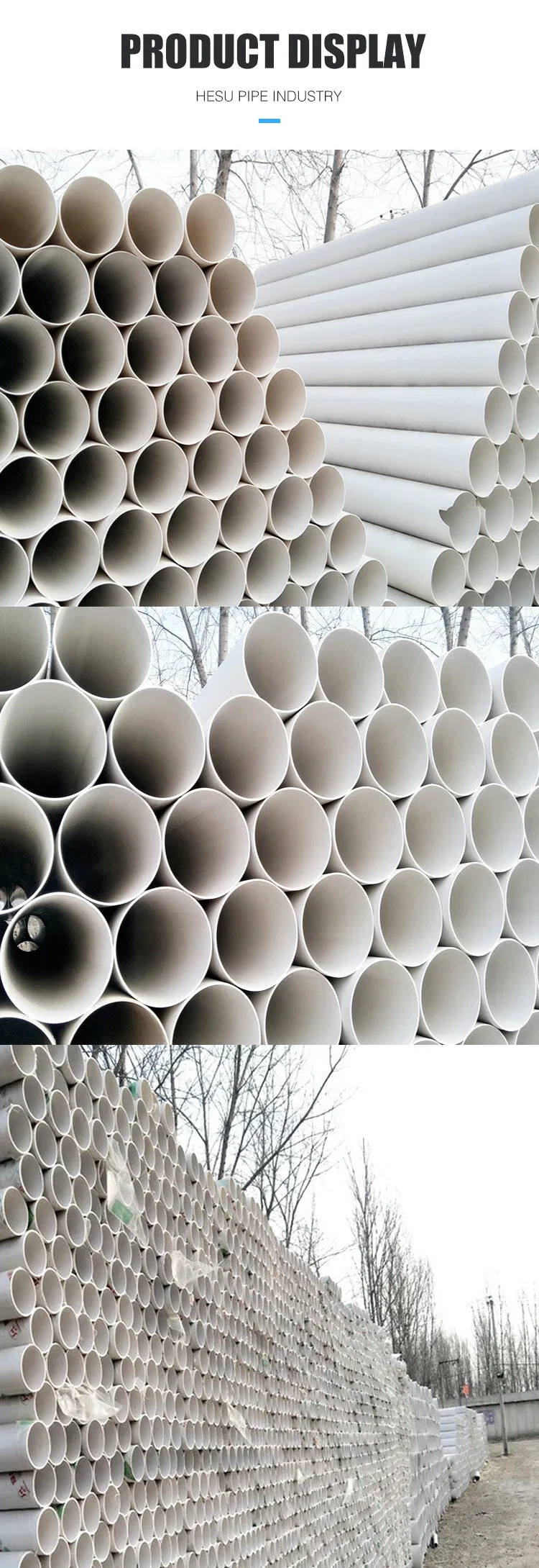 Water Supply UPVC Pipe for Drainage